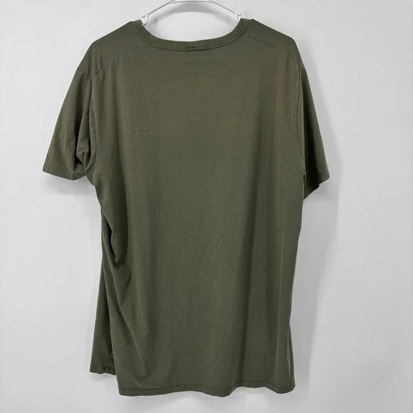 Lululemon All Yours Short Sleeve T-shirt Mens Size Large Green Athletic READ! - Picture 2 of 6